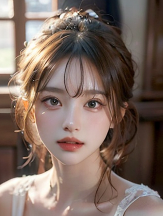 沙发脚凳与乡村风光壁纸：家居美学的双重奏